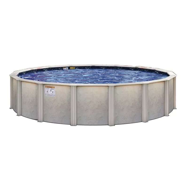24′ Round Above-Ground Pool with 52″ Steel Wall | Rio Grande | Limited Life Warranty